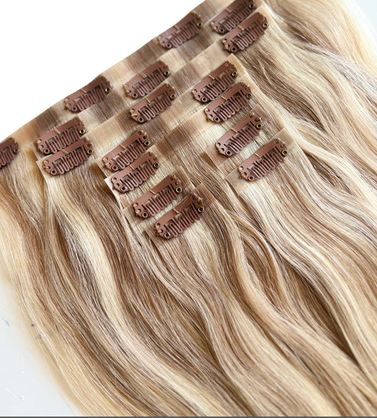 20” Seamless Clip - In Virgin Remy Hair Extensions | Luxurious byLauraMayers - By Laura Mayers
