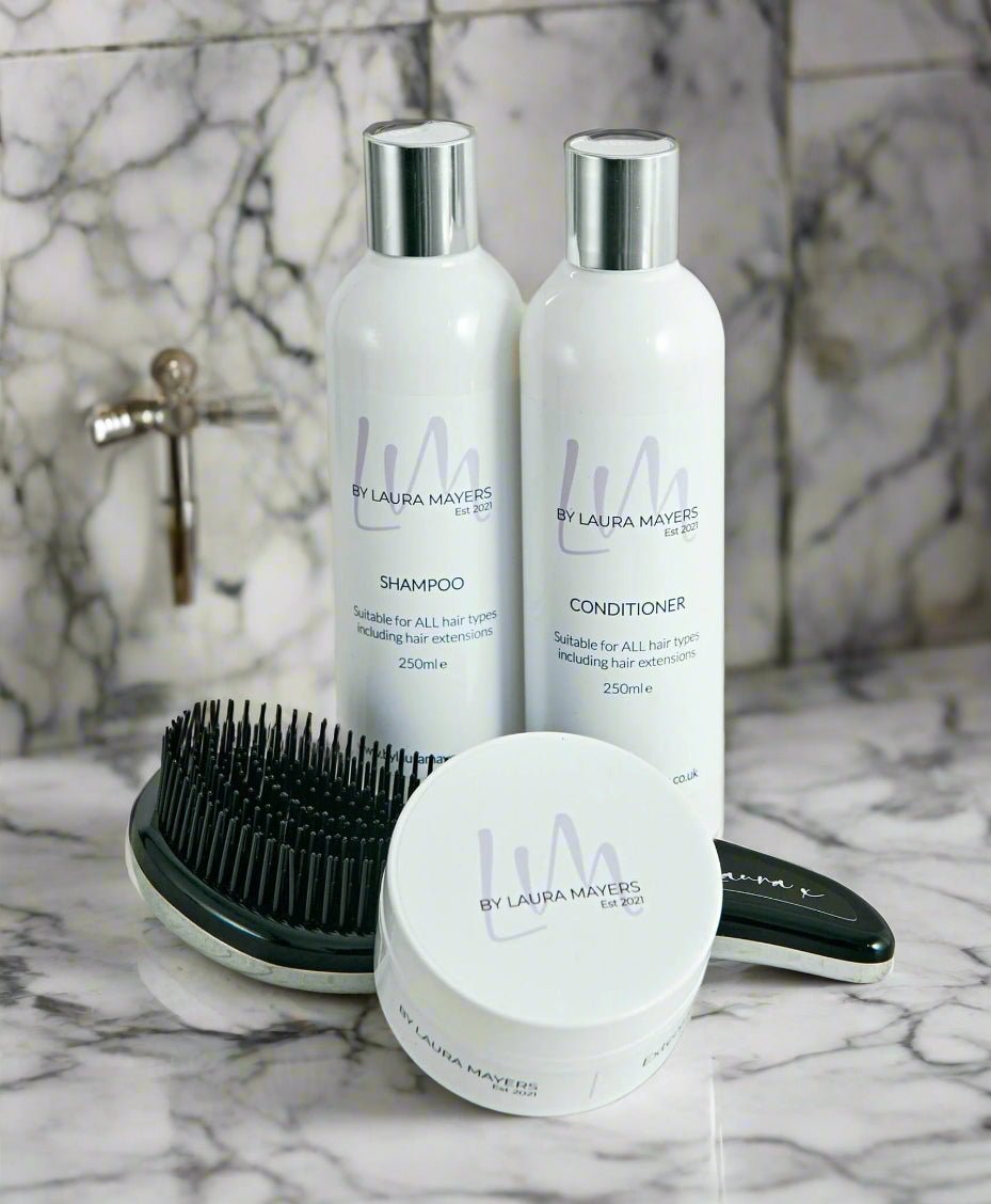 bylauramayers - Healthy Hair Set | Shampoo, Conditioner, Boost & Brush! - By Laura Mayers