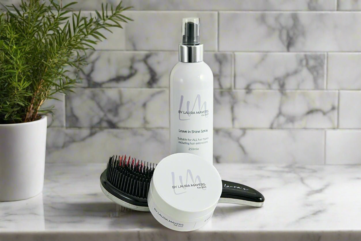Healthy Hair Set by Laura Mayers | Shine, Boost & Brush Hair Care Kit - By Laura Mayers