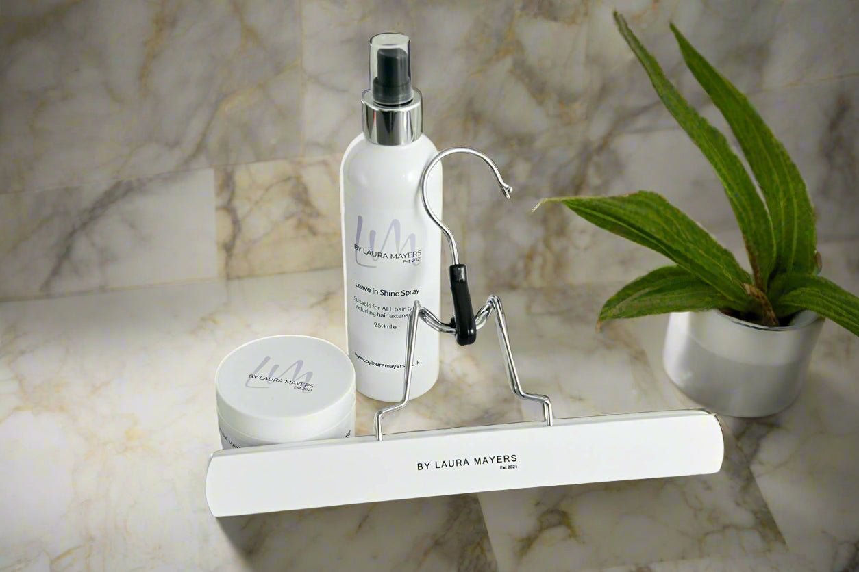 Exclusive Hair Extension Care Set by Laura Mayers | Hanger, Boost & Shine Spray - By Laura Mayers
