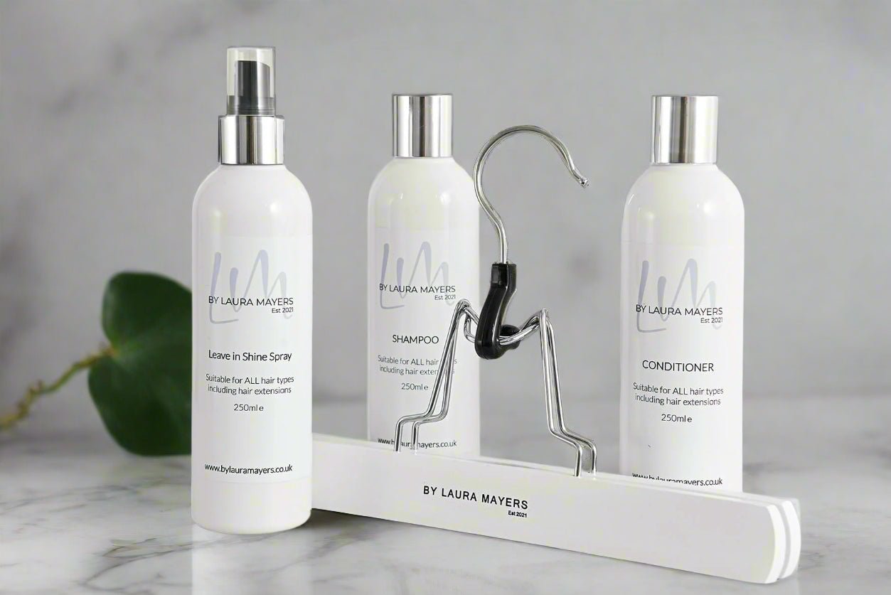 bylauramayers - Shampoo, Conditioner, Shine Spray & Exclusive Hanger with Cover - By Laura Mayers
