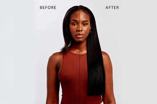 Invisible Tape Extensions | Double - Drawn 18” | 20 - Pack - By Laura Mayers