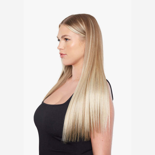 20” One Piece Straight Clip - in Hair Extension | Long, Sleek Style - By Laura Mayers