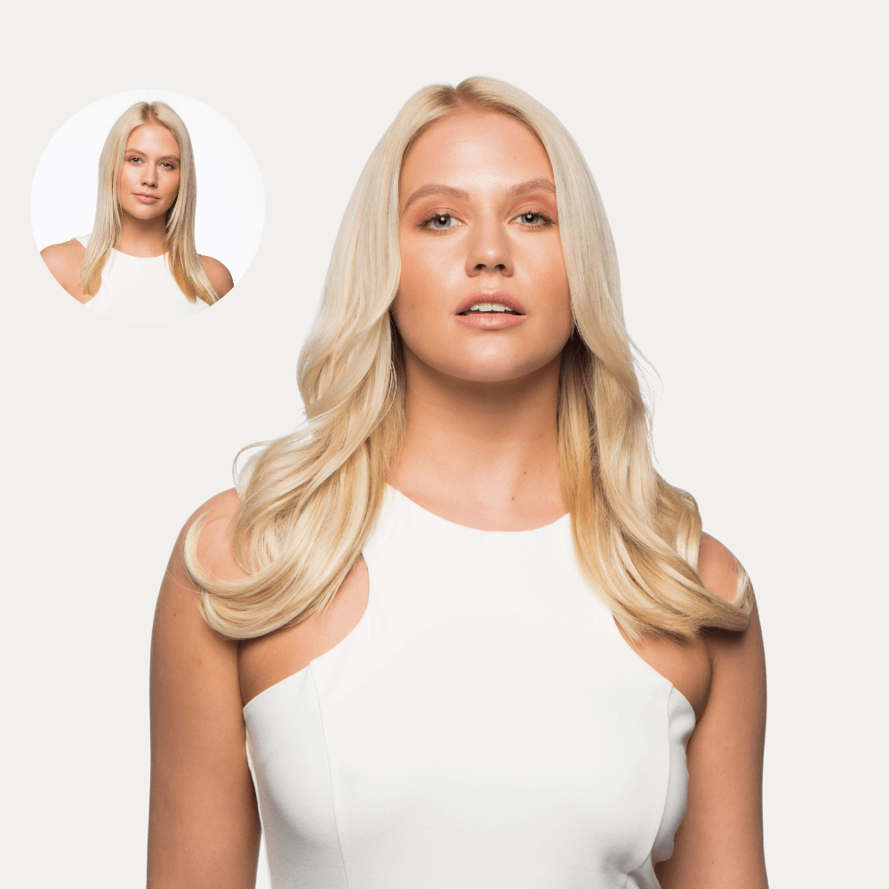16″ One Piece Flicky Clip - in Hair Extension | Stylish Volume Boost - By Laura Mayers