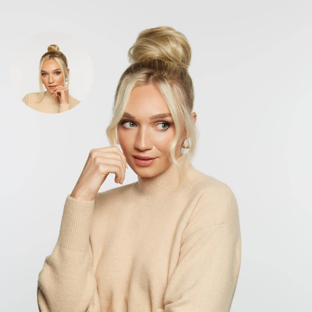 Super Easy Clip - in Mum Bun | Quick and Stylish Updo - By Laura Mayers
