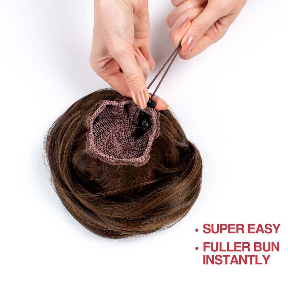 Super Easy Clip - in Mum Bun | Quick and Stylish Updo - By Laura Mayers