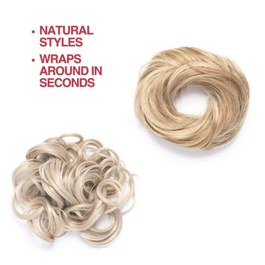 Messy Scrunchie Bun Duo Pack | Curly & Flicky Styles - By Laura Mayers