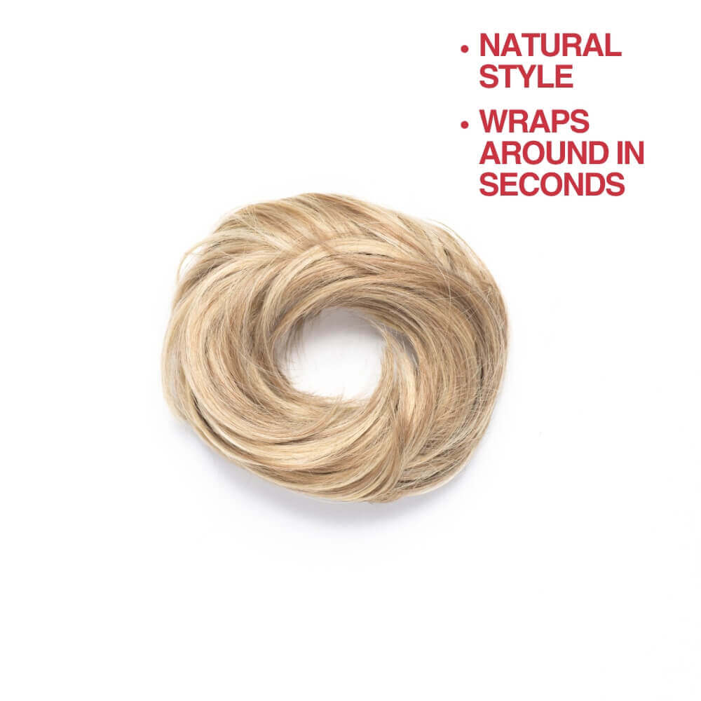 Flicky Hair Messy Bun Scrunchie | Effortless Updo Style - By Laura Mayers