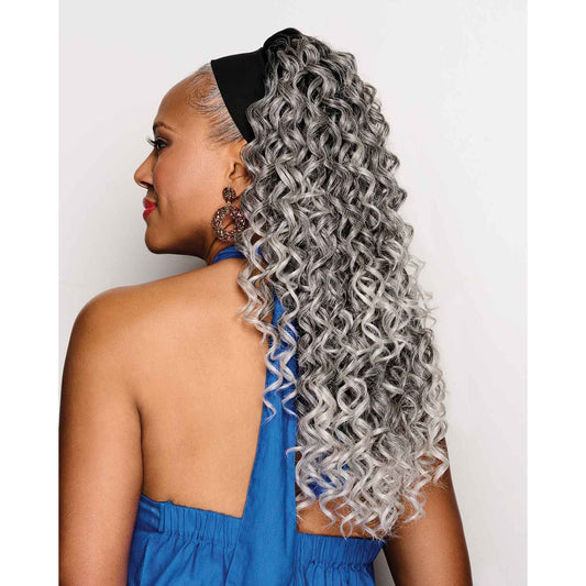 26" Long & Curled Headband Wig - By Laura Mayers