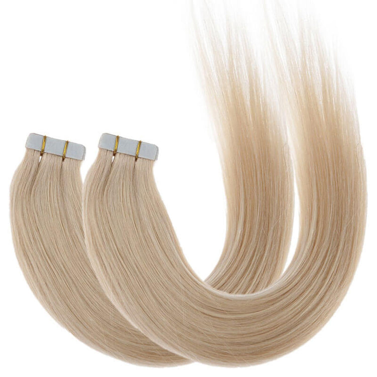 Tape-in hair extensions by LJM Hair — 100% double drawn Virgin Remy human hair for a seamless, natural finish