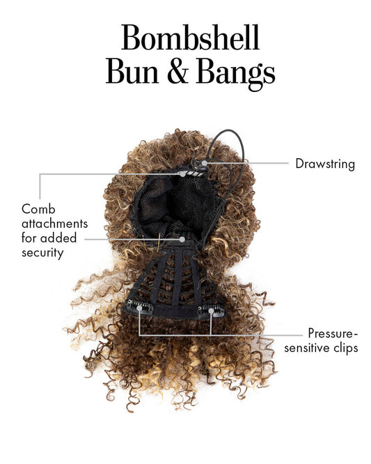 Bombshell Bun & Bangs - By Laura Mayers