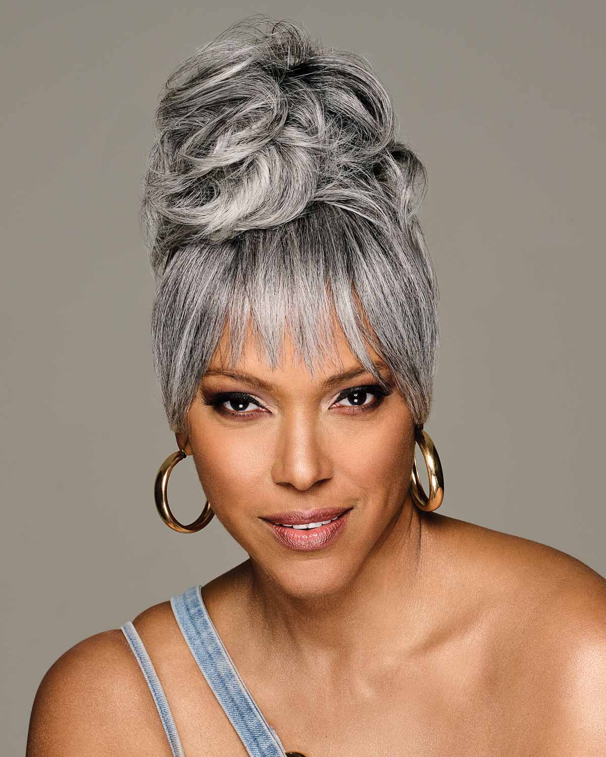 Sleek Style Bun & Bangs - By Laura Mayers