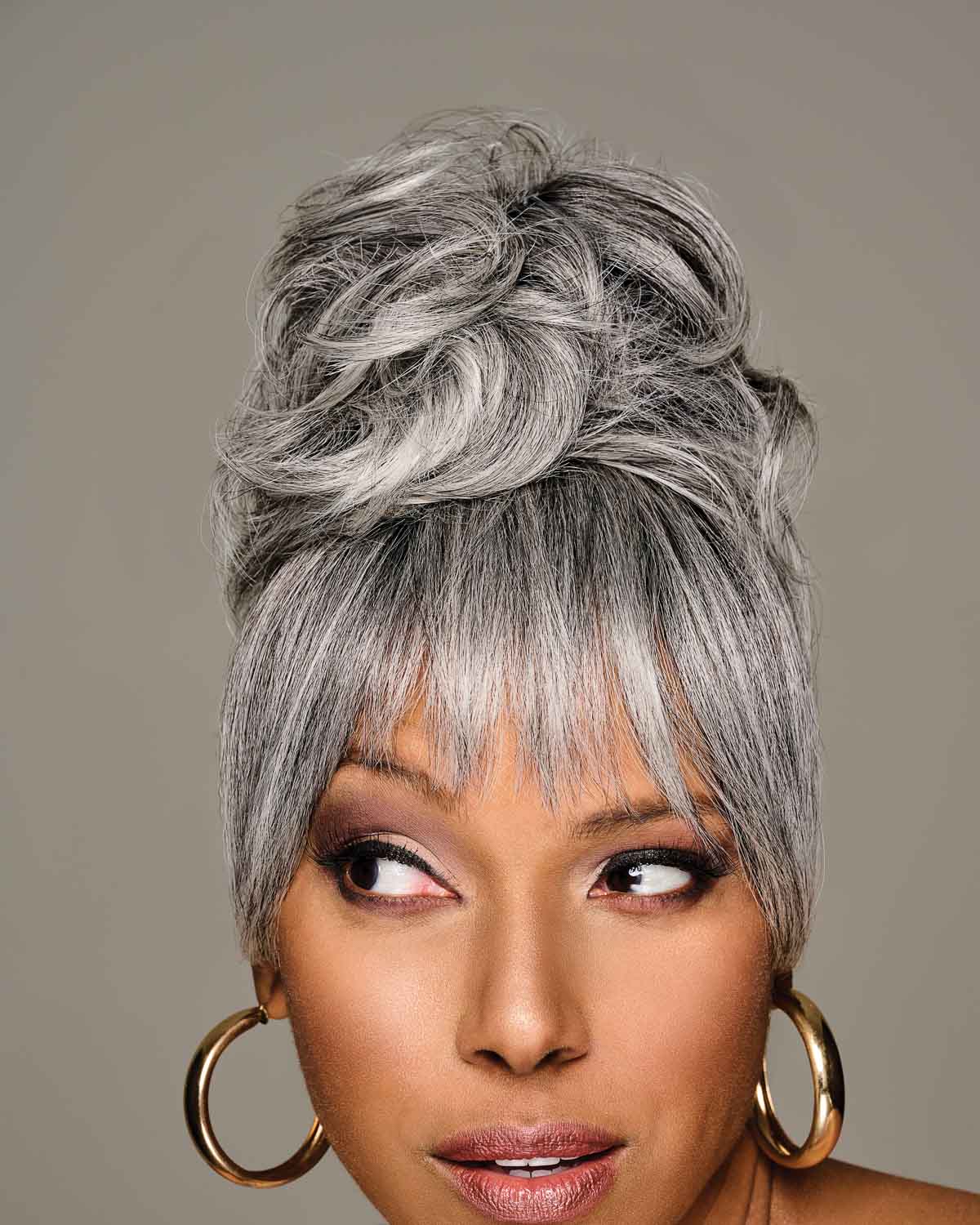 Sleek Style Bun & Bangs - By Laura Mayers