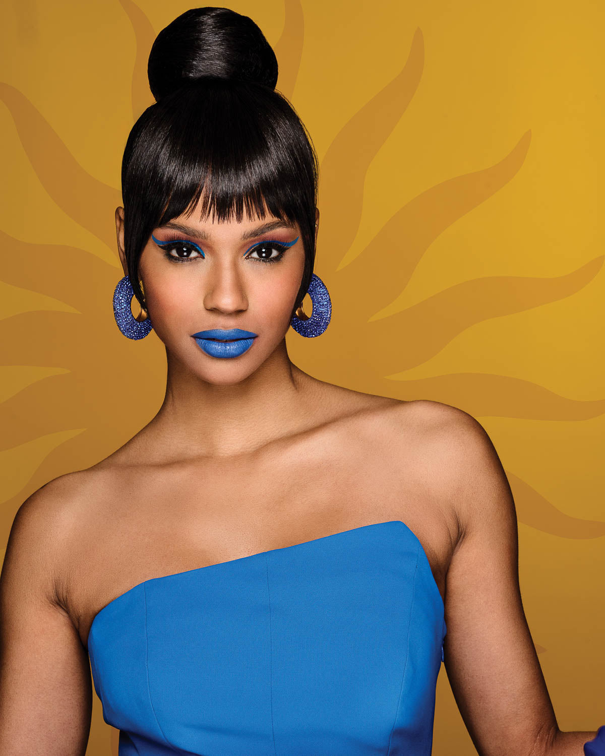 Sleek Style Bun & Bangs - By Laura Mayers