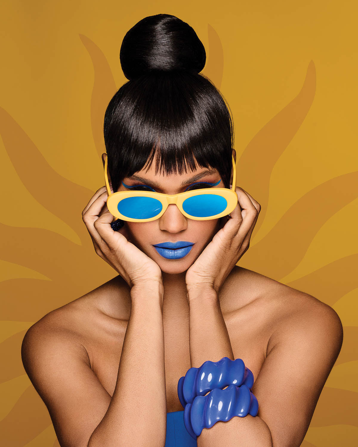 Sleek Style Bun & Bangs - By Laura Mayers